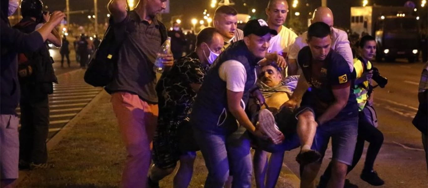 Λευκορωσία: Στους δρόμους χιλιάδες διαδηλωτές μετά τις εκλογές - Άγρια επεισόδια με τραυματίες (βίντεο)